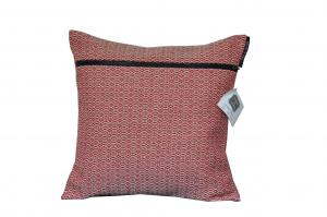 GRAND COUSSIN CARRE (60X60) | Lontano jacquard - Rouge