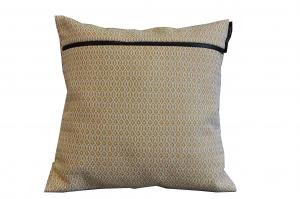 GRAND COUSSIN CARRE (60X60) | Lontano jacquard - Ocre